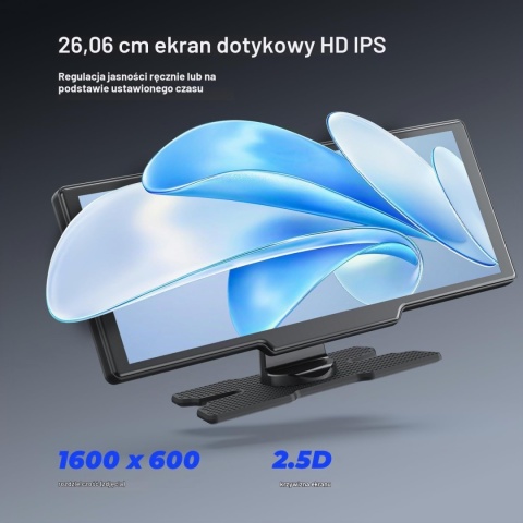 MONITOR AVYLET RC06 9.26" CARPLAY ANDROID AUTO BLUETOOTH WIFI FM + kamera