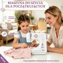 Maszyna do szycia dla początkujących, mała maszyna do szycia z pedałem nożnym