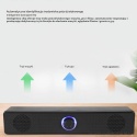 Mini Soundbar Głośniki Komputerowe USB JACK 3,5mm do Laptopa Komputera PC1