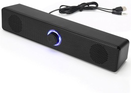 Mini Soundbar Głośniki Komputerowe USB JACK 3,5mm do Laptopa Komputera PC1