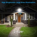 NATPOW LED 100W LED Flood Light, Super Bright 11000LM Outdoor Spotlight, z czujka ruchu