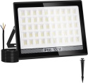 NATPOW LED 100W LED Flood Light, Super Bright 11000LM Outdoor Spotlight, z czujka ruchu