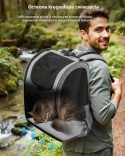 PECUTE NOSIDEŁKO DLA KOTA PSA PRZENOŚNY ODDYCHAJĄCY PLECAK Z PRZEDNIMI