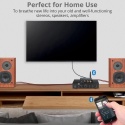 PROZOR 192 kHz cyfrowy na analogowy konwerter audio z odbiornikiem Bluetooth 5.0 przetwornik DAC