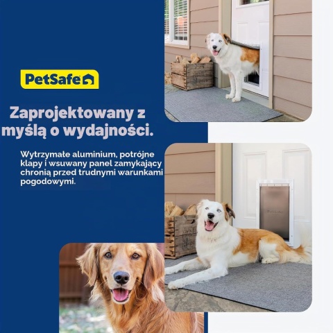 PetSafe Drzwi aluminiowe Extreme Weather L