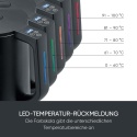 SEVERIN Czajnik elektryczny z regulacją temperatury, uchwyt z kolorowym wskaźnikiem ogrzewania, 2200 W,