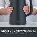 SEVERIN Czajnik elektryczny z regulacją temperatury, uchwyt z kolorowym wskaźnikiem ogrzewania, 2200 W,