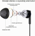 SŁUCHAWKI PRZEWODOWE BENEWY ME540 USB-C CZARNE DOUSZNE 1,2 M