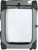 Składany transporter Amazon Basics 4-drzwiowy S 66×46×46 cm dla psa i kota