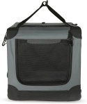 Składany transporter Amazon Basics 4-drzwiowy S 66×46×46 cm dla psa i kota