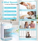 SogYupk Przenośna chłodziarka powietrza 5 w 1, mini klimatyzatory