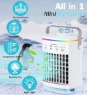 SogYupk Przenośna chłodziarka powietrza 5 w 1, mini klimatyzatory
