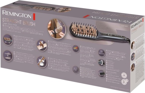 Szczotka Prostująca REMINGTON CB7400 Podgrzewana Do Włosów Wygładza Fryzury