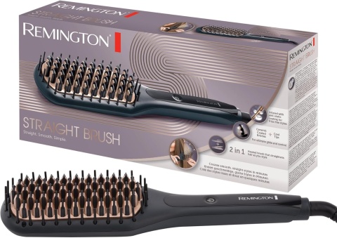 Szczotka Prostująca REMINGTON CB7400 Podgrzewana Do Włosów Wygładza Fryzury