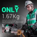 Szlifierka kątowa DCA 115 mm, elektryczna szlifierka przewodowa 860 W, 11800 obr./min