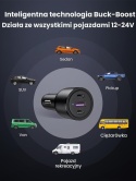 UGREEN Szybka ładowarka samochodowa 69 W USB C, PD, QC 3.0,