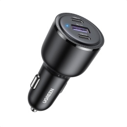 UGREEN Szybka ładowarka samochodowa 69 W USB C, PD, QC 3.0,
