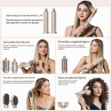 UKLISS Hairstyler 8 w 1, Pro Airstyler i suszarka do włosów z Air Brush Wrap, lokówka do włosów, jonowa stylizacja