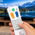 Uniwersalny Pilot TV Duże Przyciski 3 Urządzenia Dekoder Soundbar