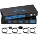 VPFET VP-SW206 PRZEŁĄCZNIK KVM HDMI 8K60Hz DLA 2 KOMUTERÓW 1 MONITOR