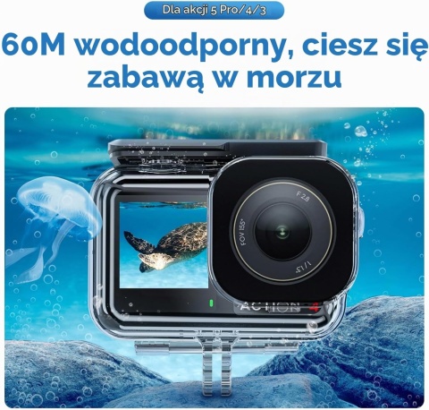 Wodoodporna obudowa ochronna Telesin dla DJI Osmo Action 6 Telesin