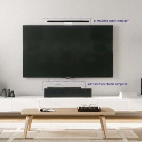 Xahpower Listwa czujników do konsol Wii oraz Wii U – przewodowy zamiennik