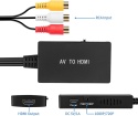 uhddadi Konwerter RCA na HDMI, adapter AV do HDMI