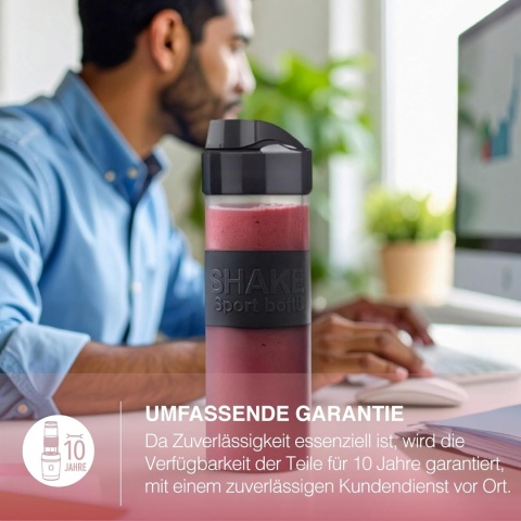 H.Koenig Blender do Smoothie, Pastelowy Zielony, 570 ml