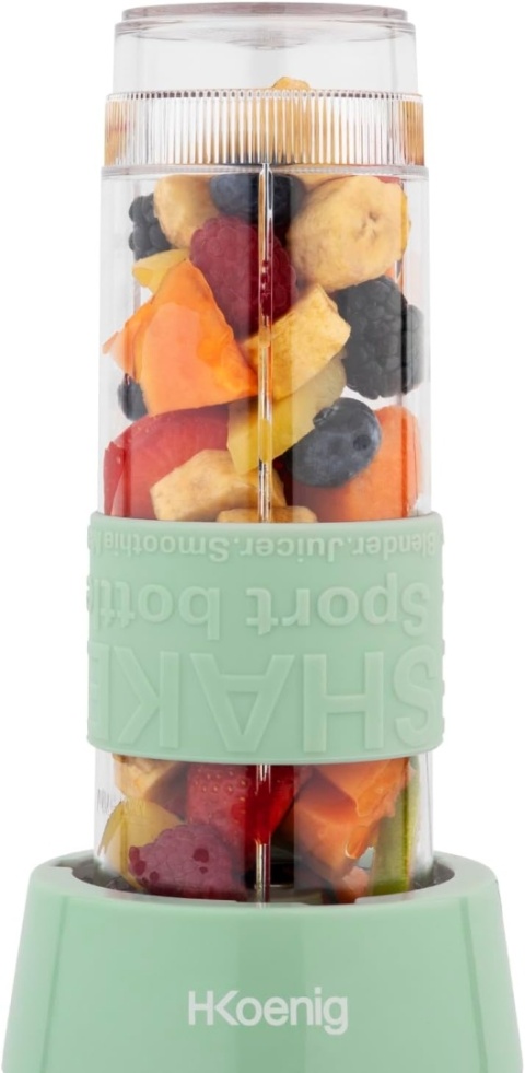 H.Koenig Blender do Smoothie, Pastelowy Zielony, 570 ml