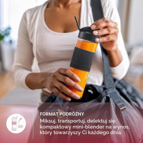 H.Koenig Blender do Smoothie, Pastelowy Zielony, 570 ml