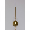 KARE DESIGN LAMPA WISZĄCA CANDY BAR GOLD 13CM ELEGANCKA SZKŁO ZŁOTA PREMIUM