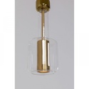 KARE DESIGN LAMPA WISZĄCA CANDY BAR GOLD 13CM ELEGANCKA SZKŁO ZŁOTA PREMIUM
