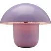 Lampa stołowa Kare Design fioletowy 15 W Mushroom 27 cm
