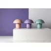 Lampa stołowa Kare Design fioletowy 15 W Mushroom 27 cm