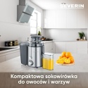 Sokowirówka Severin ES3566 srebrny/szary 400 W 500ml