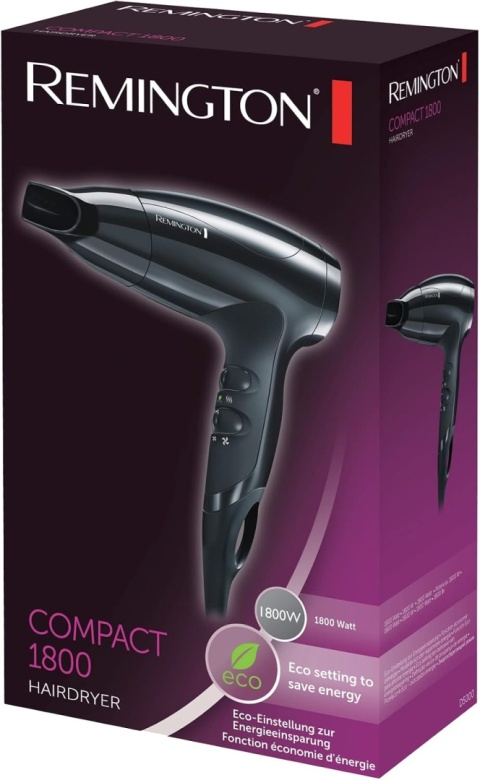 Suszarka do włosów REMINGTON D-5000 Compact 1800W mała D5000