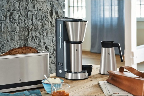 WMF Küchenminis Aroma ekspres przelewowy mały z termosem, 870 W, kubek termiczny na wynos