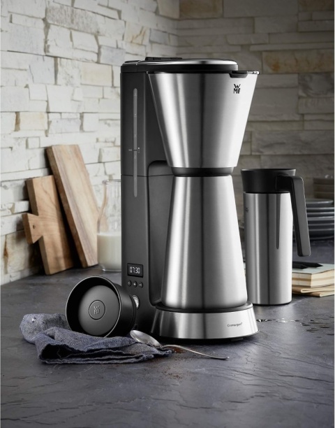 WMF Küchenminis Aroma ekspres przelewowy mały z termosem, 870 W, kubek termiczny na wynos