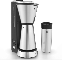 WMF Küchenminis Aroma ekspres przelewowy mały z termosem, 870 W, kubek termiczny na wynos