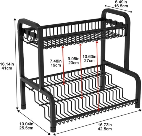 CHARMDI Regał na przyprawy stojący z 4 przegródkami organizer kuchenny
