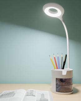 Hepside lampa biurkowa LED, ładowana USB, 3 poziomy jasności
