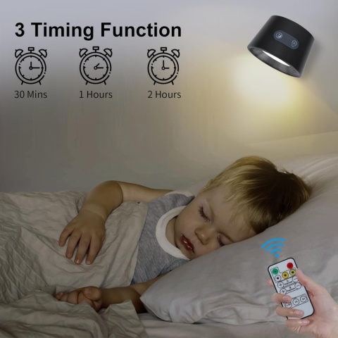 Kinkiety LED YAMYONE Zdalne i dotykowe sterowanie Bezprzewodowa