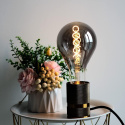 TIANFAN Lampy LED 20cm Edison szkło dymne ściemniana 220 / 240 V E27