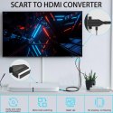 CAVN Konwerter Scart na HDMI All-in-One SCART złącze HDMI HD 1080P