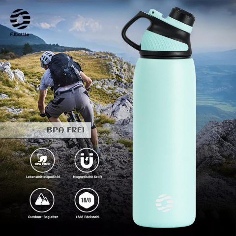 Fjbottle Butelka ze stali nierdzewnej z magnetyczną pokrywką, 1 l Fjbottle Butelka ze stali nierdzewnej z magnetyczną pokrywką, 1 l
