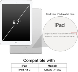 JETech Etui dla iPad Air 2 9,7 Cala