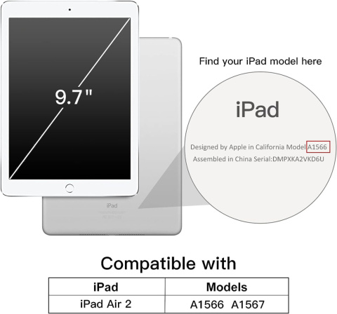 JETech Etui dla iPad Air 2 9,7 Cala JETech Etui dla iPad Air 2 9,7 Cala