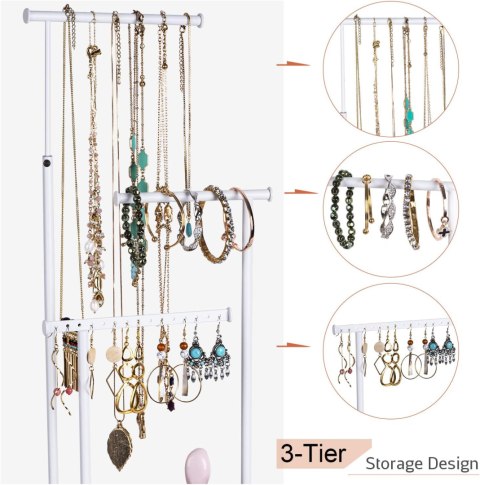 Love-KANKEI organizer na bizuterie 3 poziomy, z dużą szufladą 61 cm Love-KANKEI organizer na bizuterie 3 poziomy, z dużą szufladą 61 cm