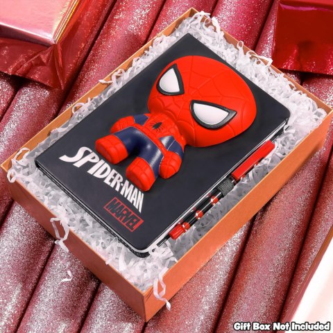 Marvel Spiderman zestaw notatnik i długopis A5, pamiętnik 3D Marvel Spiderman zestaw notatnik i długopis A5, pamiętnik 3D