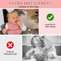 Silikonowy zestaw do karmienia niemowląt